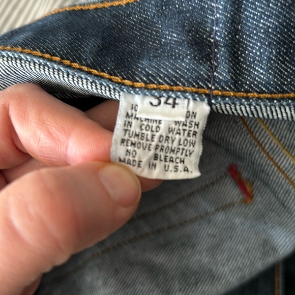 Von Dutch dark blue jeans. Exclusively tailored by 1984. Straight leg. 34 X 32 - Picture 2 of 9